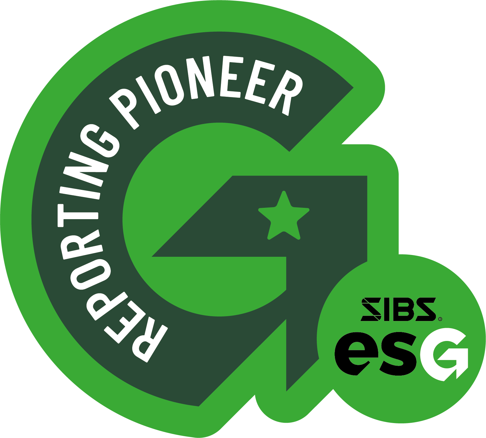 Selo SIBS ESG Reporting Pioneer